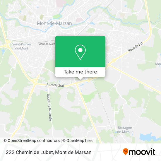 222 Chemin de Lubet map
