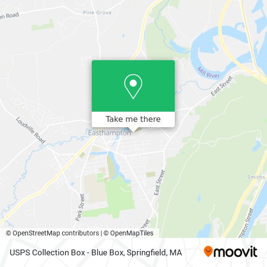 Usps Drop Box Locations Map How To Get To Usps Collection Box - Blue Box In Easthampton Town By Bus?