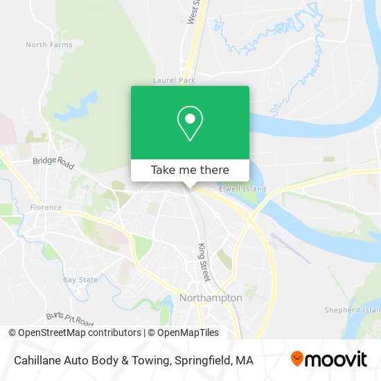 How to get to Cahillane Auto Body & Towing in Northampton by Bus?