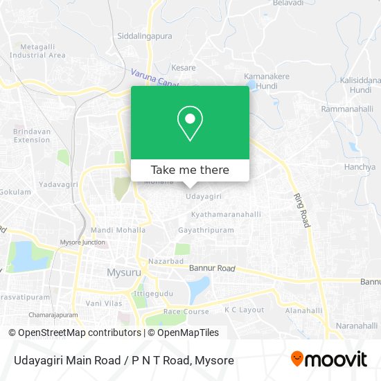 Udayagiri Main Road / P N T Road map