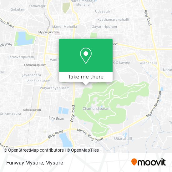 Funway Mysore map