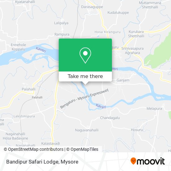 Bandipur Safari Lodge map