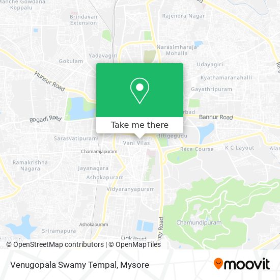 Venugopala Swamy Tempal map