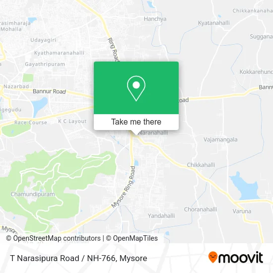 T Narasipura Road / NH-766 map