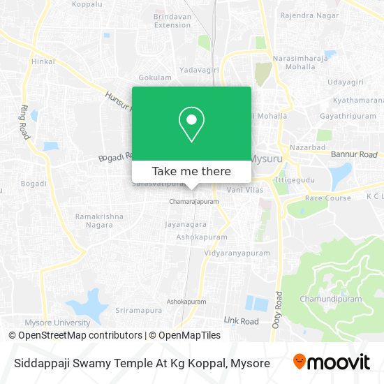 Siddappaji Swamy Temple At Kg Koppal map