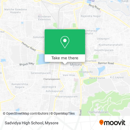 Sadvidya High School map
