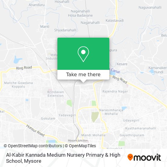 Al-Kabir Kannada Medium Nursery Primary & High School map