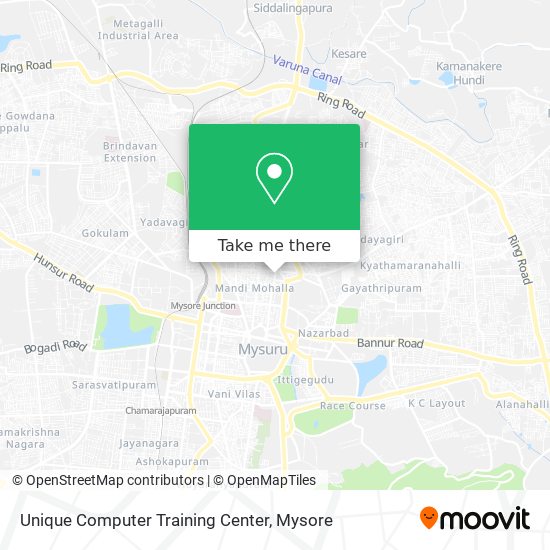 Unique Computer Training Center map