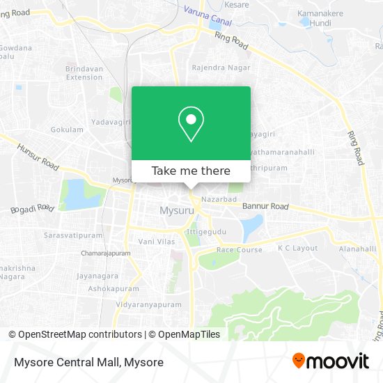 Mysore Central Mall map