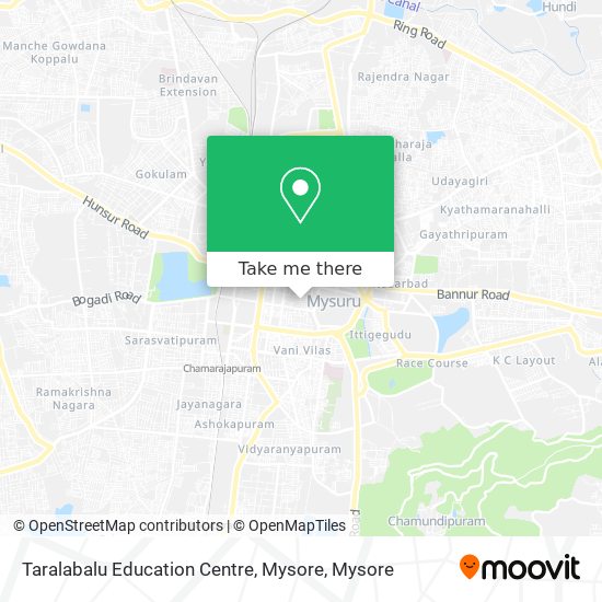 Taralabalu Education Centre, Mysore map