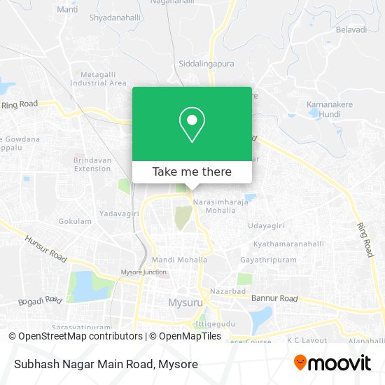 Subhash Nagar Main Road map