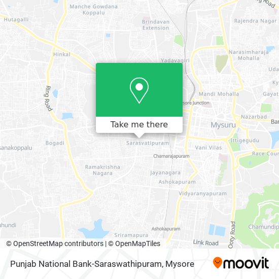 Punjab National Bank-Saraswathipuram map