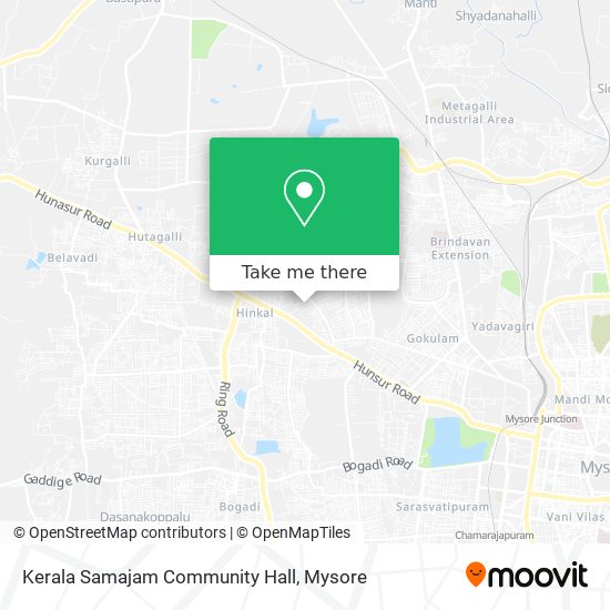 Kerala Samajam Community Hall map