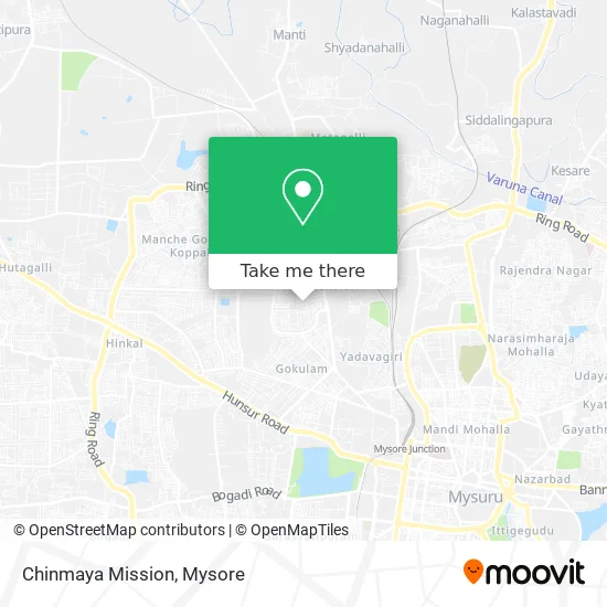 Chinmaya Mission map