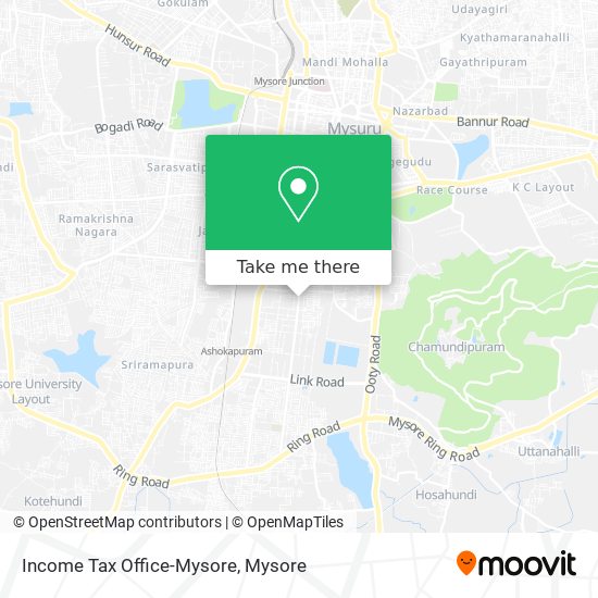 Income Tax Office-Mysore map