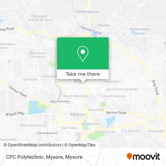 CPC Polytechnic, Mysore map