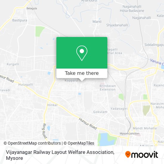 Vijayanagar Railway Layout Welfare Association map