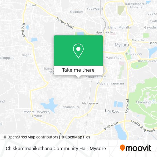Chikkammanikethana Community Hall map