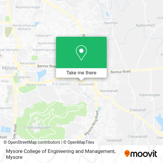 Mysore College of Engineering and Management map