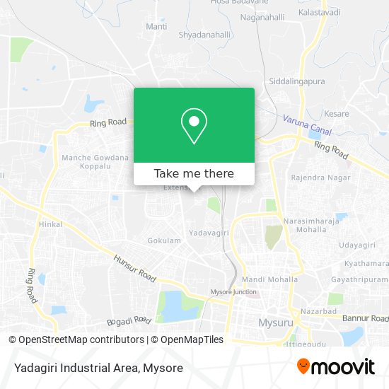 Yadagiri Industrial Area map