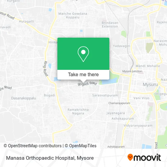 Manasa Orthopaedic Hospital map
