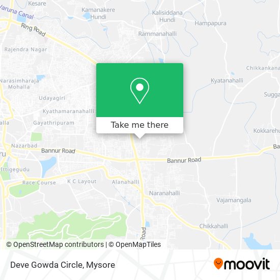 Deve Gowda Circle map