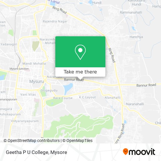 Geetha P U College map