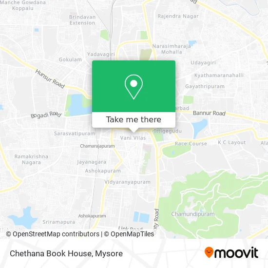 Chethana Book House map