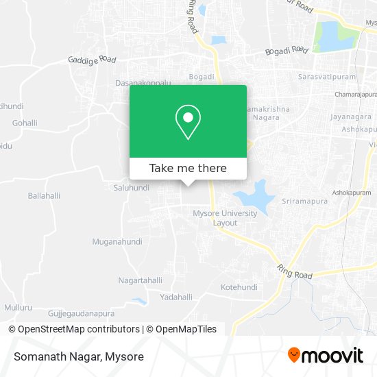 Somanath Nagar map