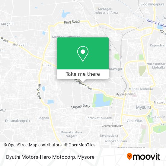 Dyuthi Motors-Hero Motocorp map