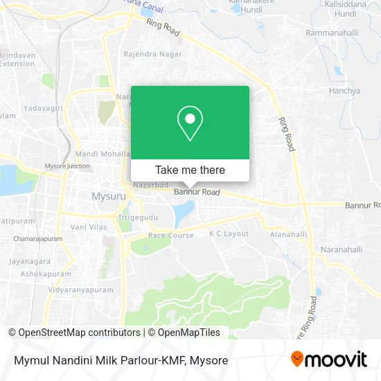 Mymul Nandini Milk Parlour-KMF map