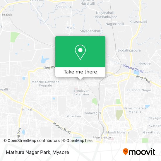 Mathura Nagar Park map