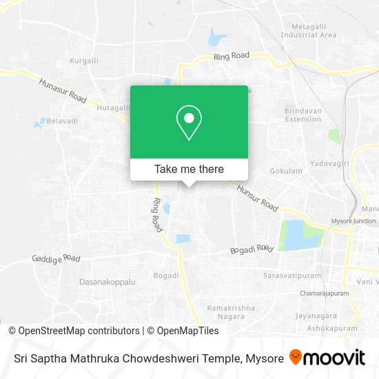 Sri Saptha Mathruka Chowdeshweri Temple map