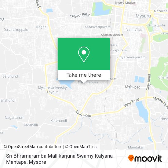 Sri Bhramaramba Mallikarjuna Swamy Kalyana Mantapa map