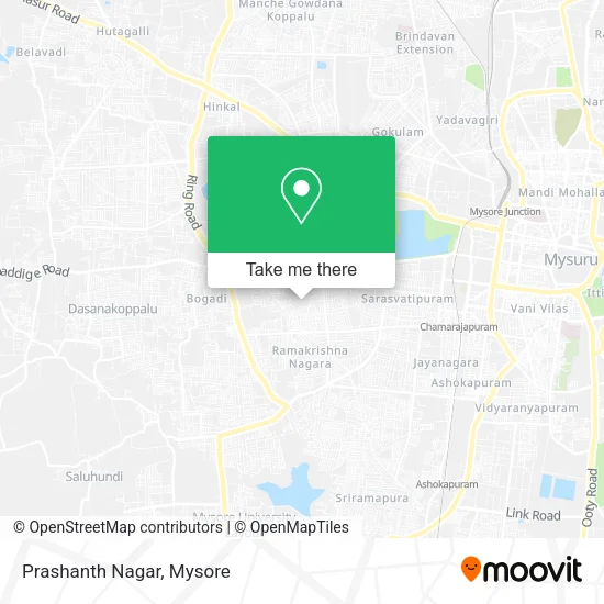 Prashanth Nagar map