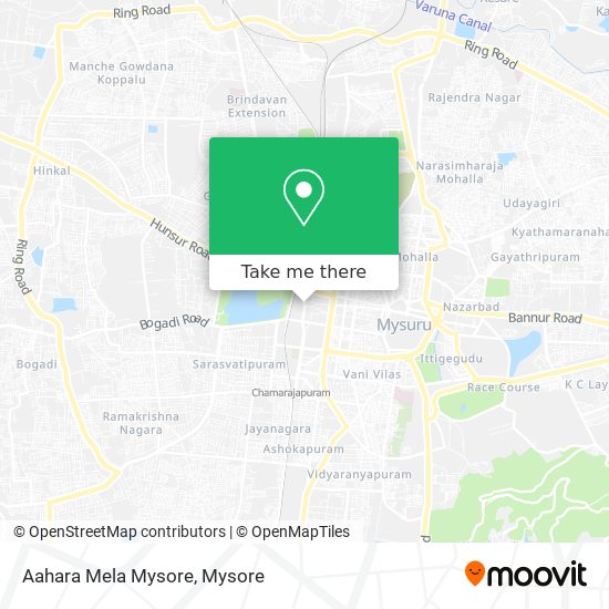 Aahara Mela Mysore map