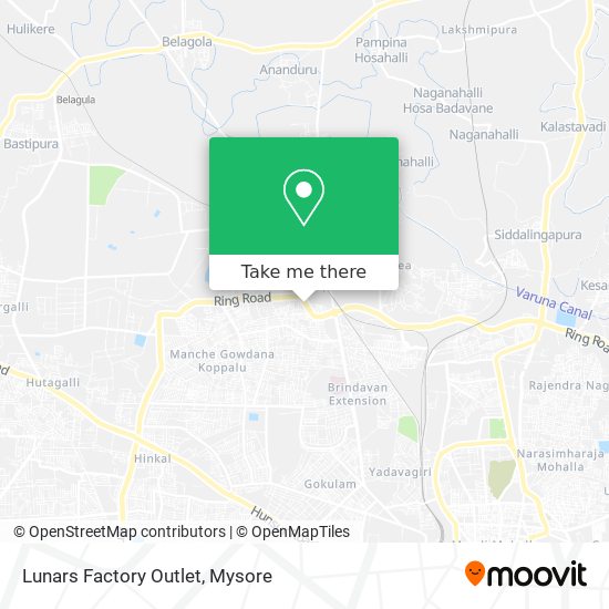 Lunars Factory Outlet map