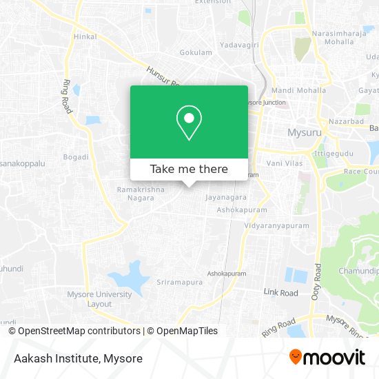 Aakash Institute map