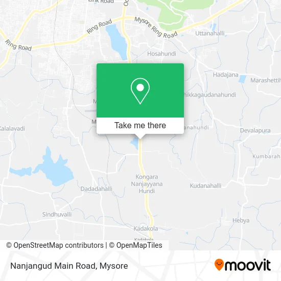 Nanjangud Main Road map