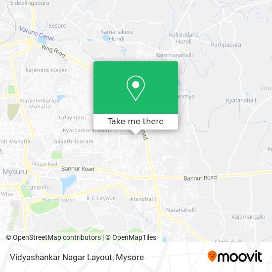 Vidyashankar Nagar Layout map