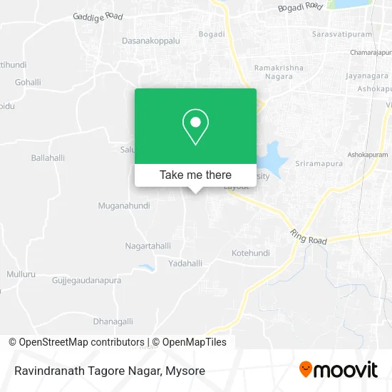 Ravindranath Tagore Nagar map