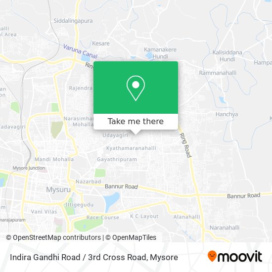 Indira Gandhi Road / 3rd Cross Road map