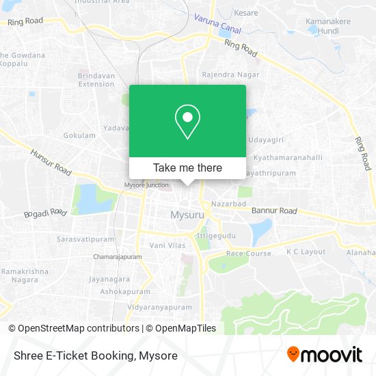 Shree E-Ticket Booking map