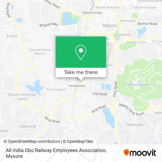 All India Obc Railway Employees Association map