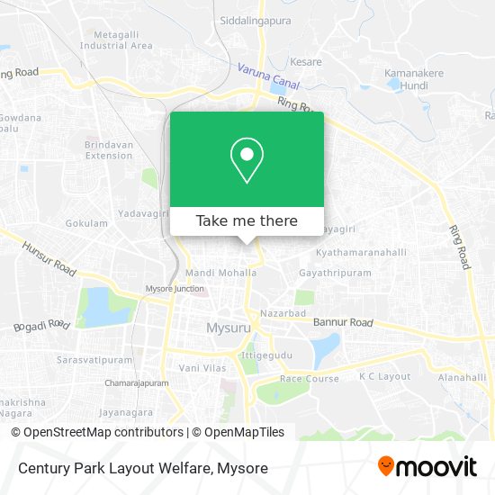 Century Park Layout Welfare map