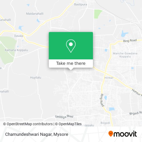 Chamundeshwari Nagar map
