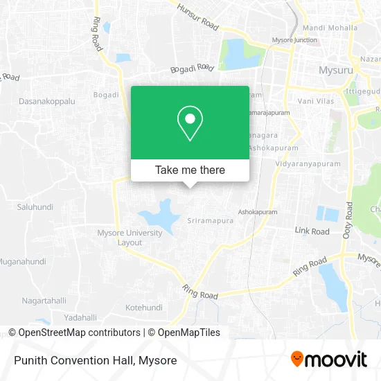 Punith Convention Hall map