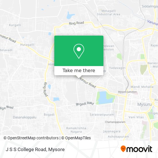 J S S College Road map