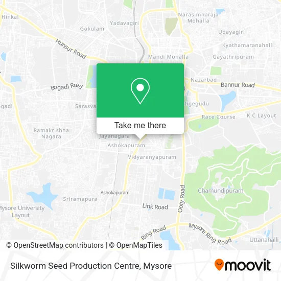 Silkworm Seed Production Centre map