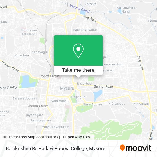 Balakrishna Re Padavi Poorva College map